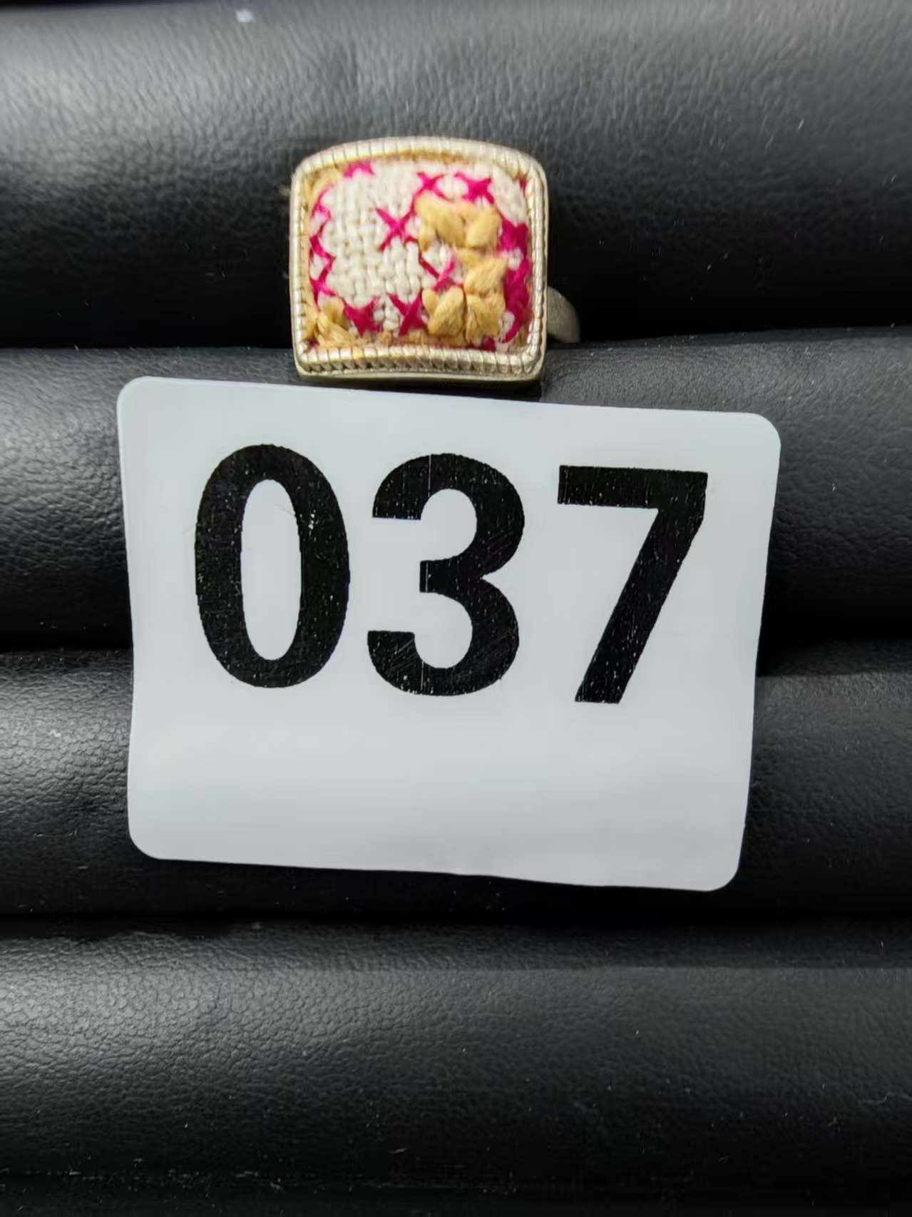 【励志工坊】037苗族刺绣手工戒指