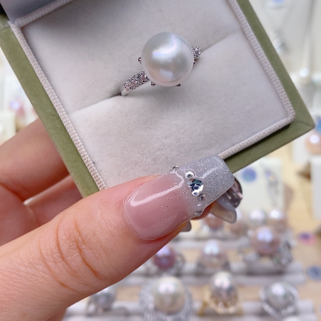 戒指未镶嵌淡水珍珠