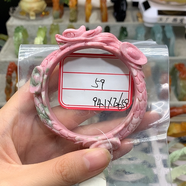 慧***锅未镶嵌蛇纹石玉手镯