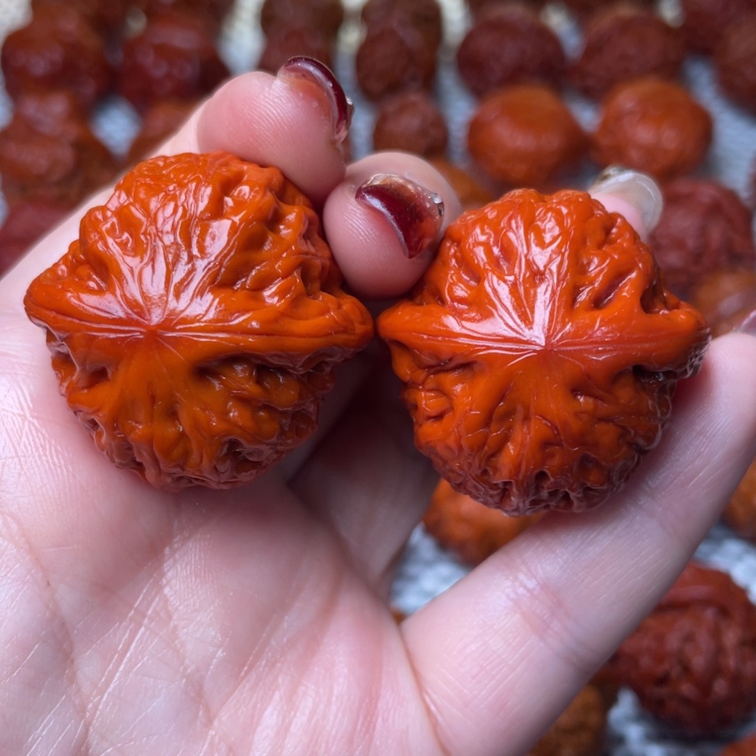 桃核吊坠文玩核桃 手把件 铁锤妹妹 36