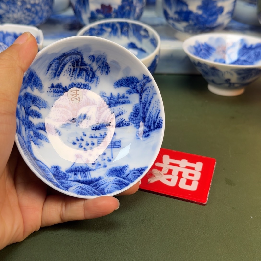 陶景德镇纯手绘茶具圆圆238