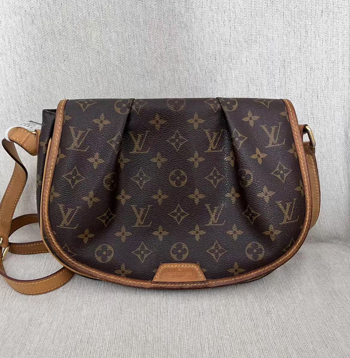 95新 LouisVuitton/路易威登 路易威登全原老花单肩包