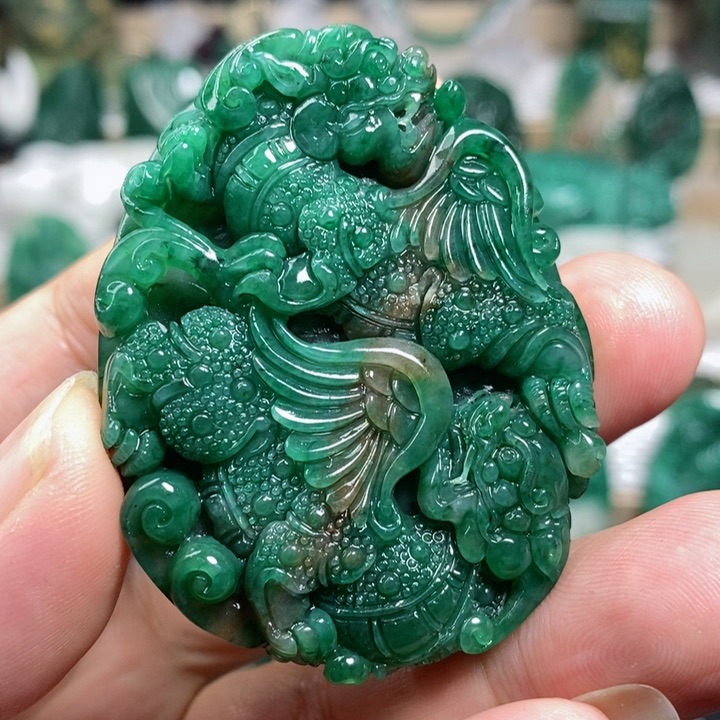 未镶嵌独山玉颈饰