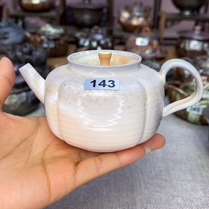 裸柴烧陶瓷手工茶器