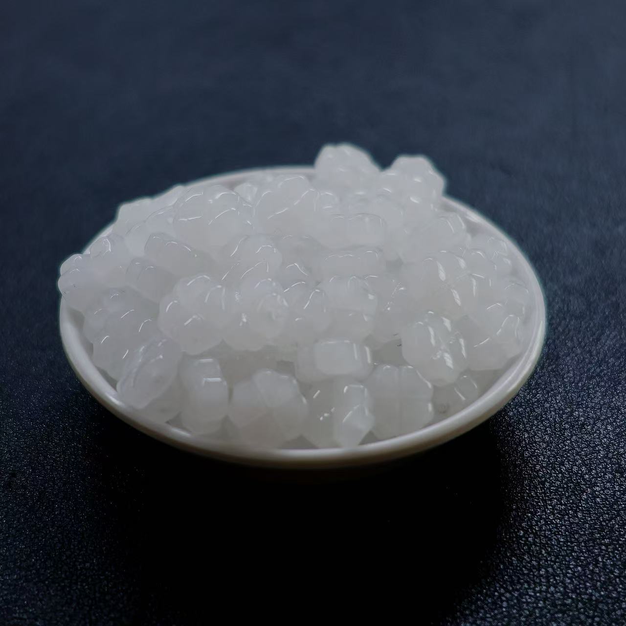 【散珠批发】w2349羊.脂白四叶草10x4mm*10颗