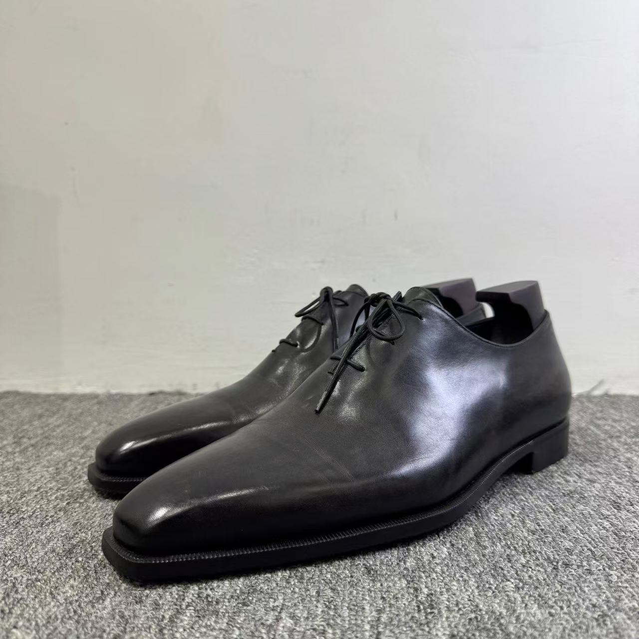 90新 MaxMara Berluti Alessandro经典款 牛津鞋/9.5码/16638