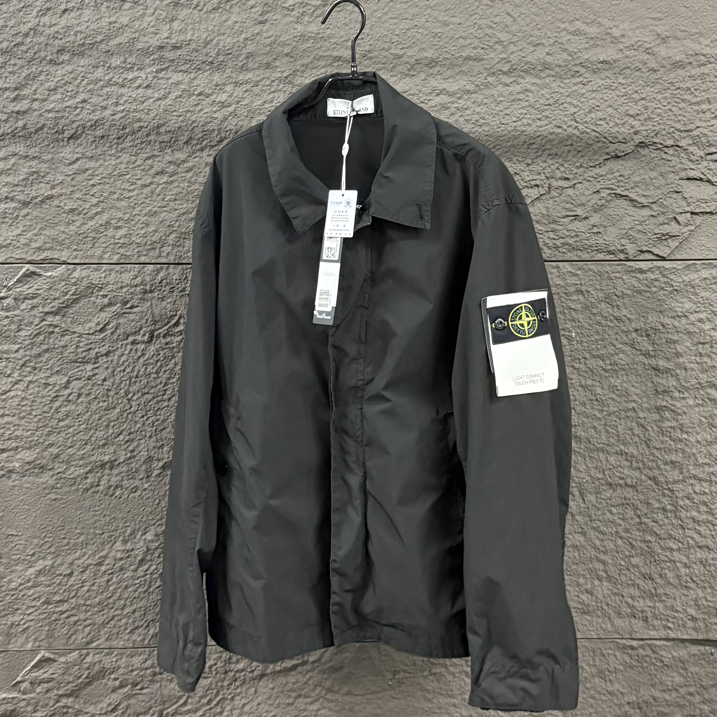 未使用 STONE ISLAND 石头岛排扣拉链夹克