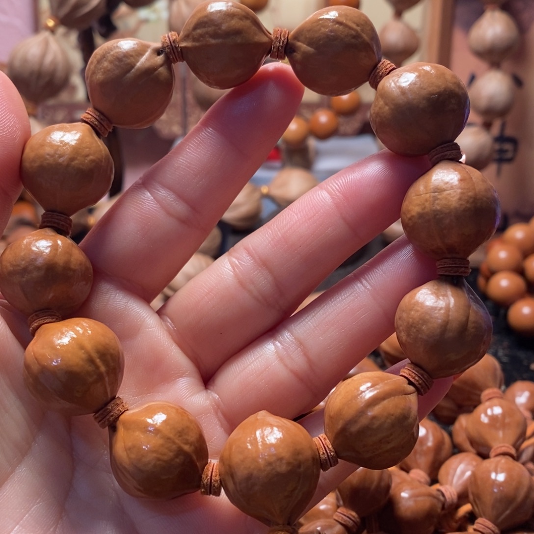 胡***刀手串/手链橄榄核福立铁盒