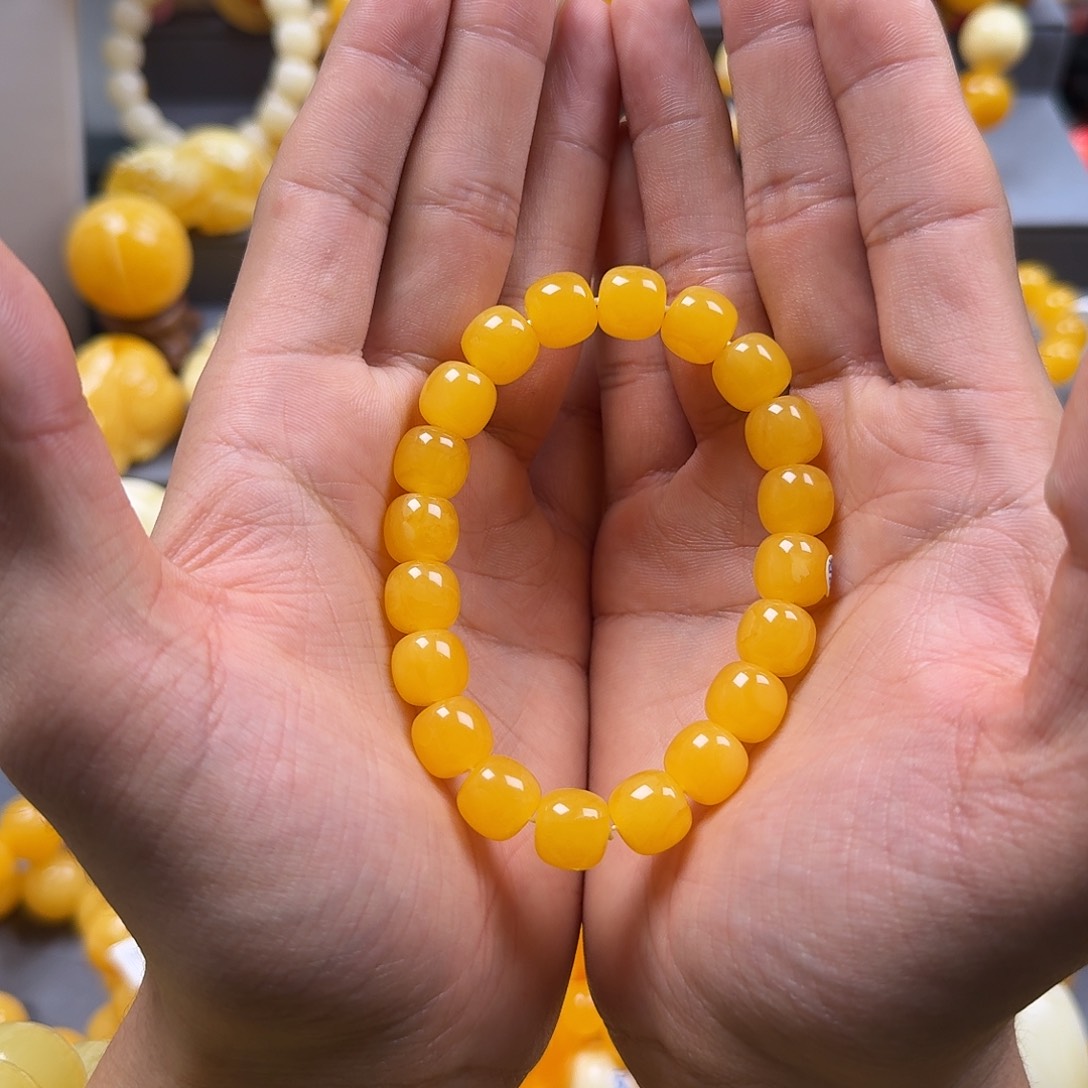 蜜蜡珠宝奇石未镶嵌同料老型11mm