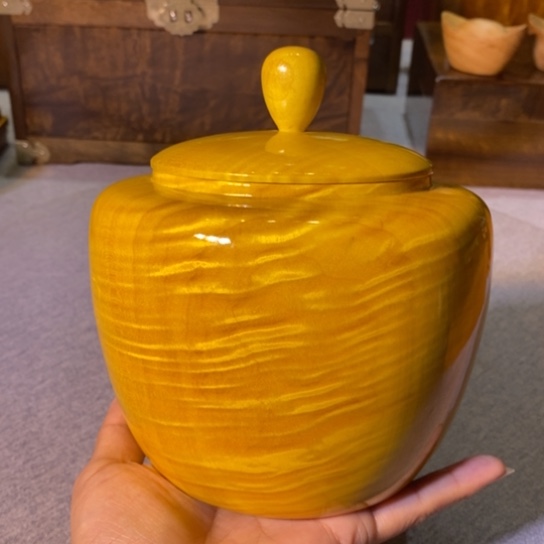 金丝楠金丝楠木茶叶罐