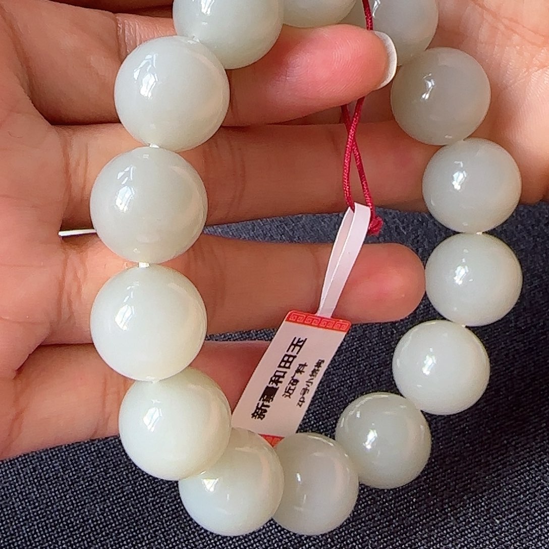 和田玉手链未镶嵌