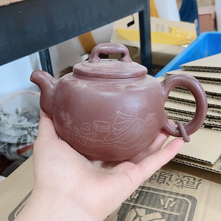 紫砂茶杯宜兴紫砂全手工制作