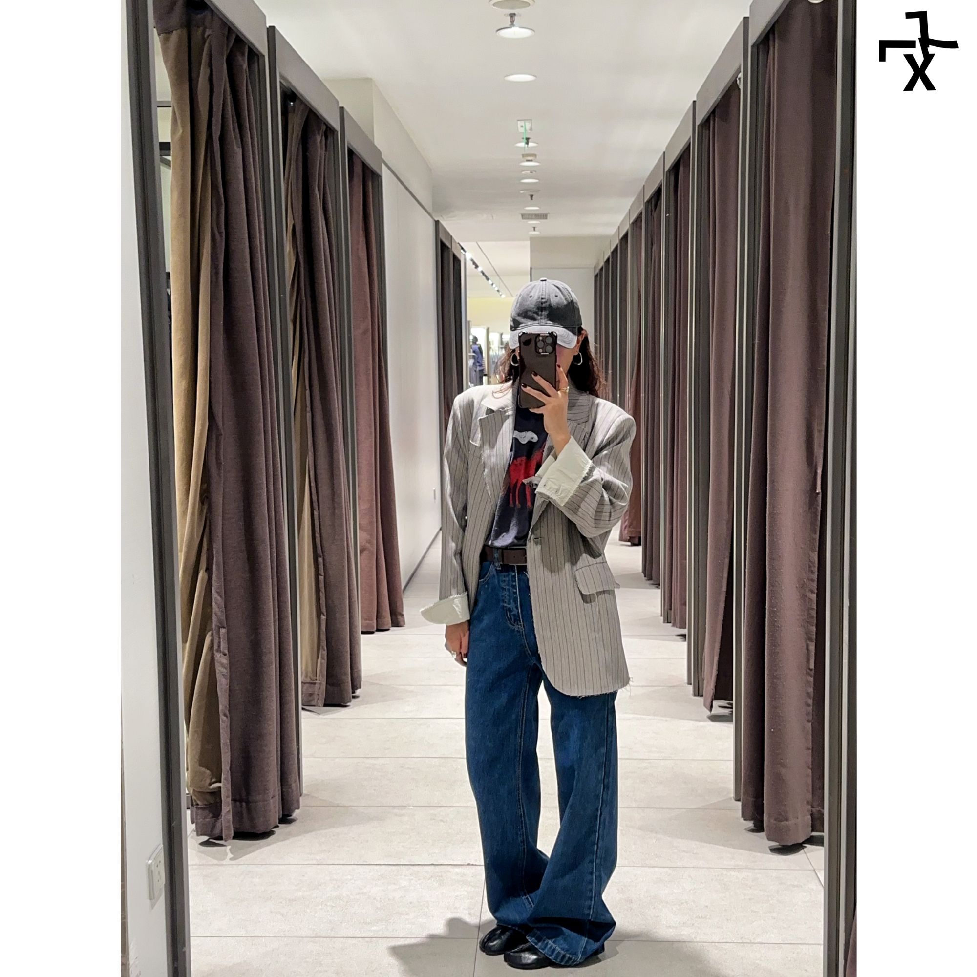 LLX7-ST2025新款直筒牛仔裤经典百搭蓝牛水洗蓝中腰无弹牛仔长裤