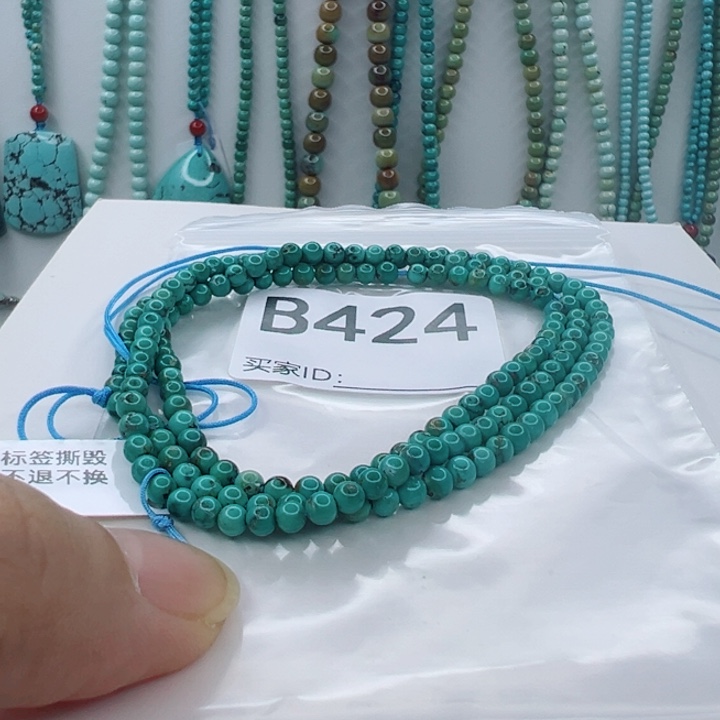 绿松石未镶嵌颈饰