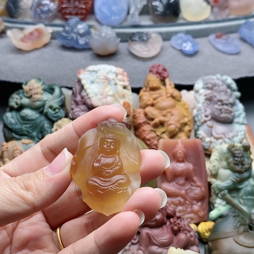 【闪购商品】未镶嵌吊坠定制玛瑙