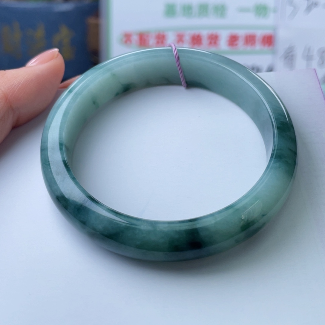 翡翠未镶嵌手镯56