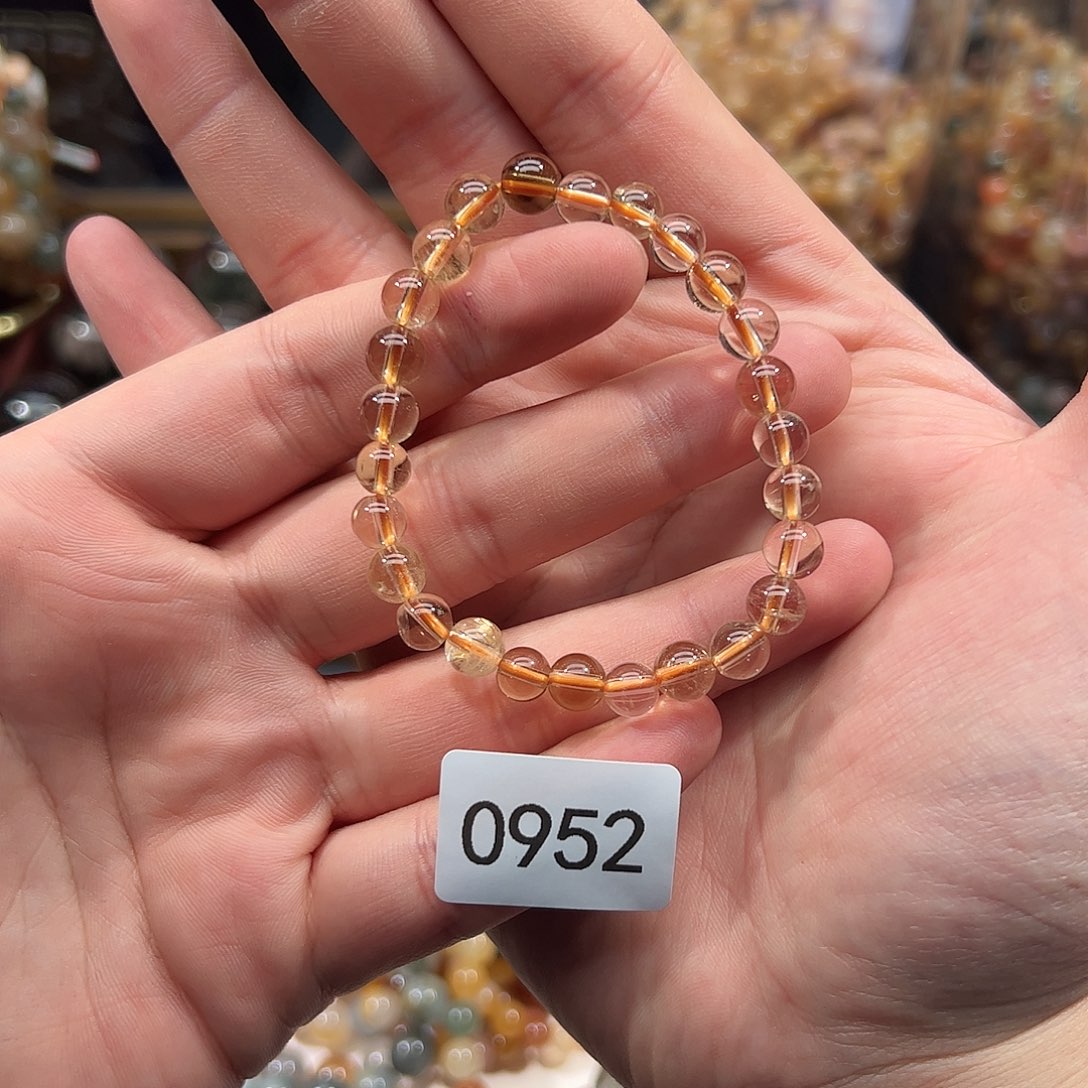 未镶嵌水晶手链黄水晶