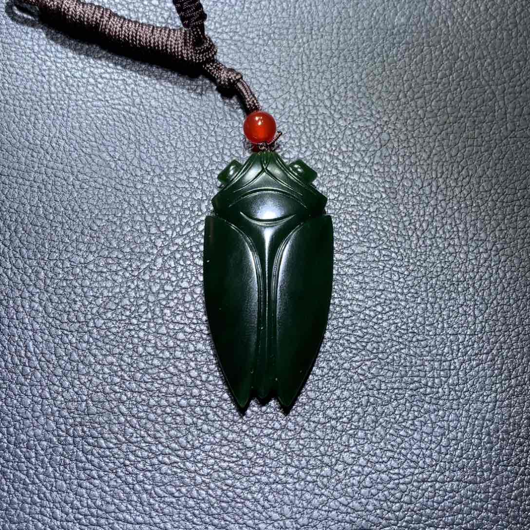 和田玉颈饰未镶嵌随***玉