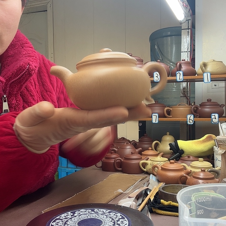 峰***）茶壶紫砂大仿古280Cc，