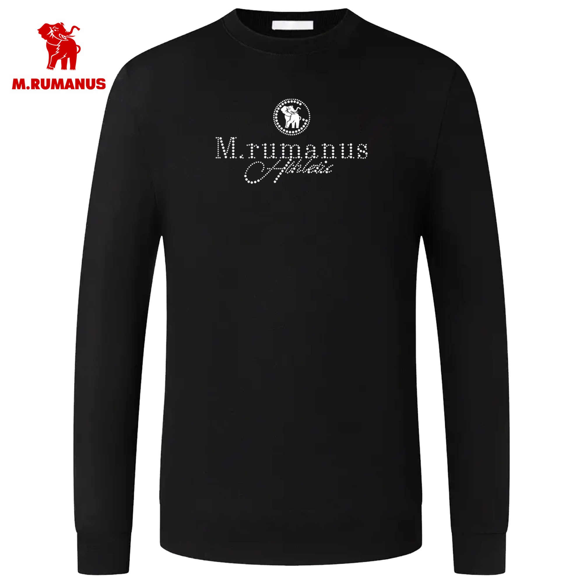 入秋男士微磨毛新款休闲时尚爆款修身百搭打底衫春秋男款长袖卫衣