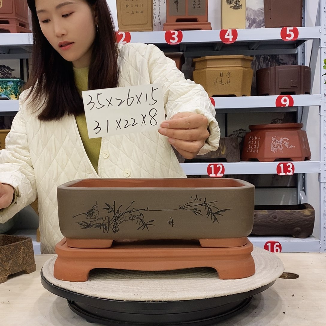 紫砂花盆紫砂花盆