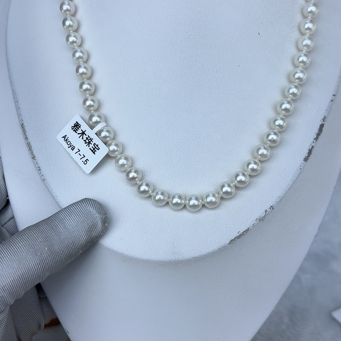 海水珍珠颈饰银S925镶嵌