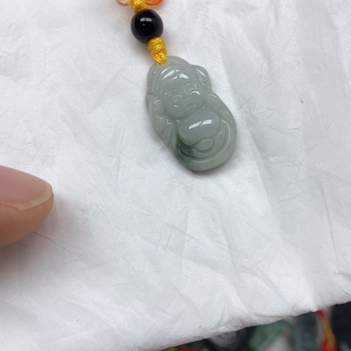 翡翠未镶嵌颈饰天然缅甸翡翠