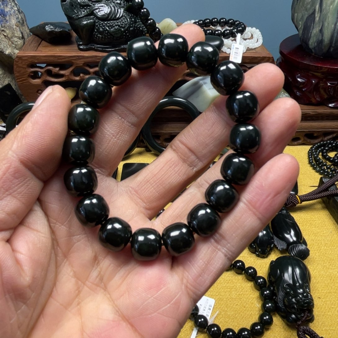 和田玉手链未镶嵌