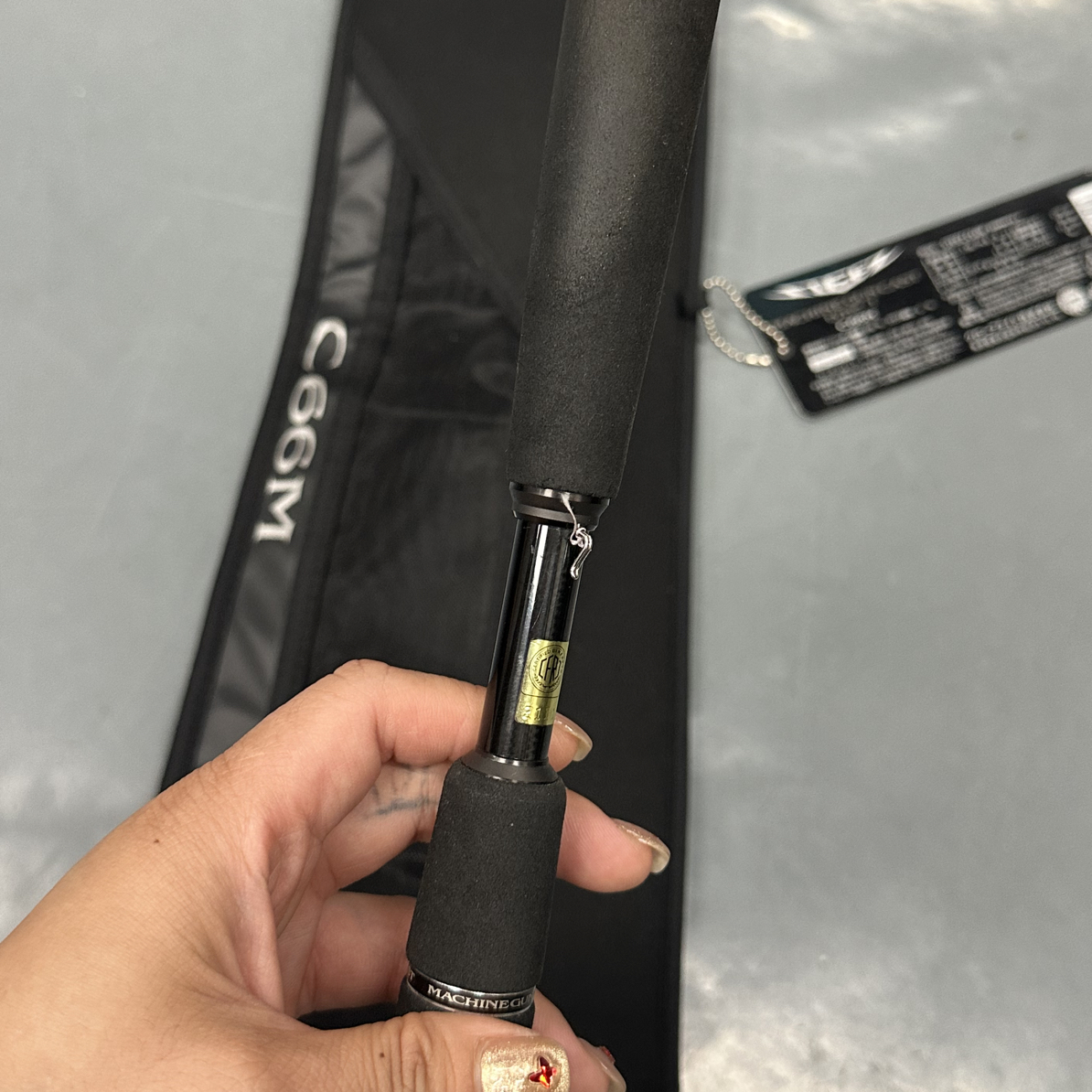 史帝兹机关枪一代C66M枪柄独节1.98米5-21g正常使用痕迹有袋