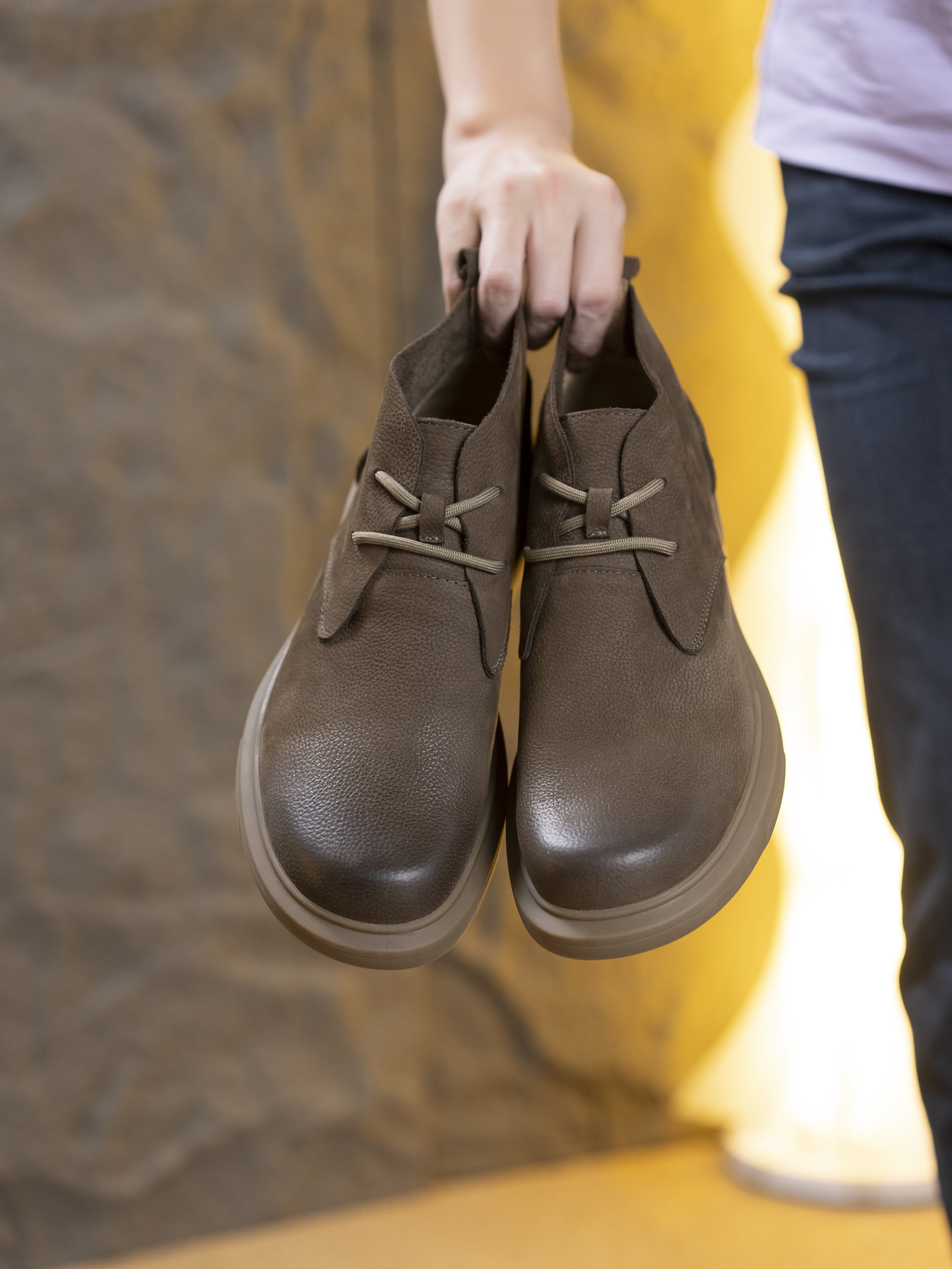 素面时尚高帮马丁靴切尔西靴春秋冬系带秋冬季减震百搭复古真皮