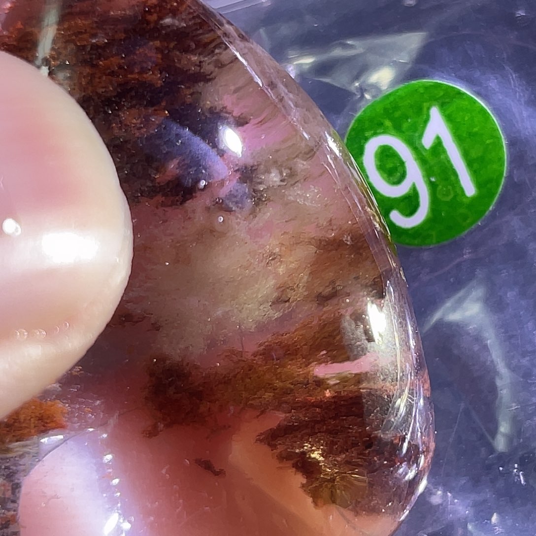 云***）未镶嵌水晶吊坠(赠链)