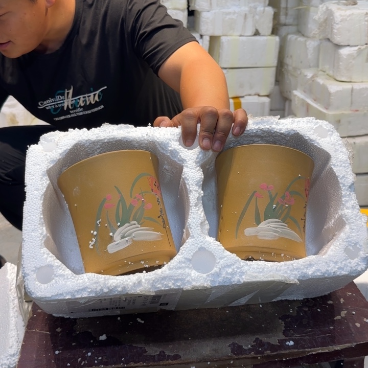 紫砂花盆瑕疵和瑕疵