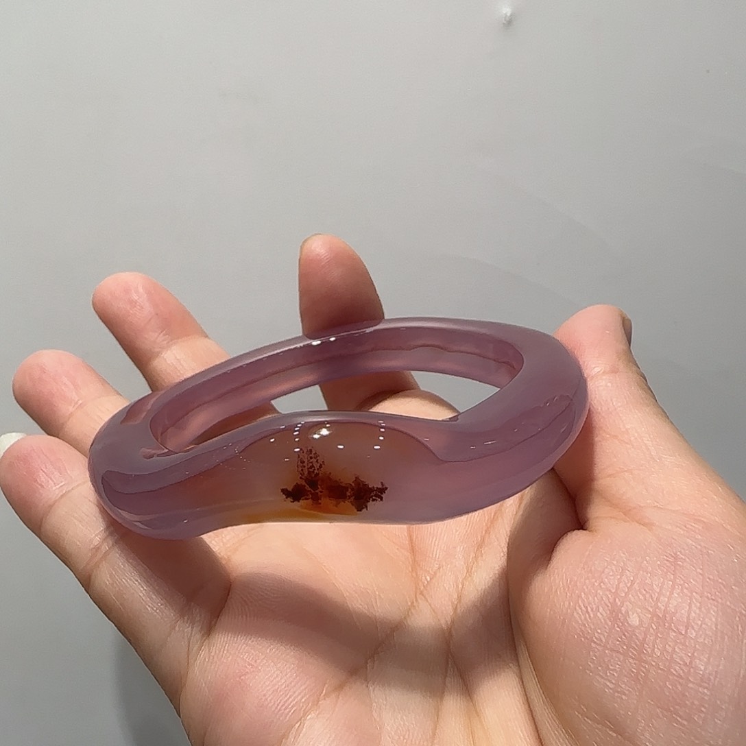 玛瑙/玉髓手镯未镶嵌刘*油