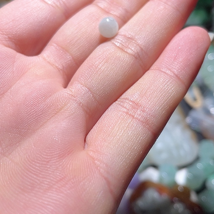 翡翠未镶嵌颈饰云*天然