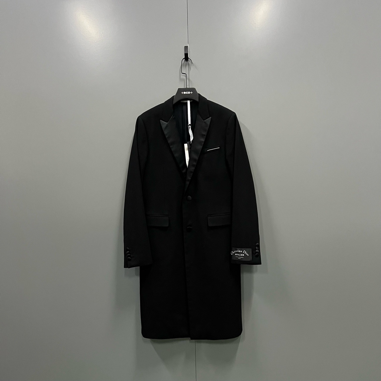 （jp）113 Dior 迪奥 黑色大衣 46码/98新/23000/