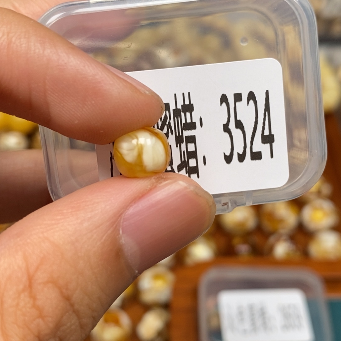 蜜蜡未镶嵌珠宝奇石3524