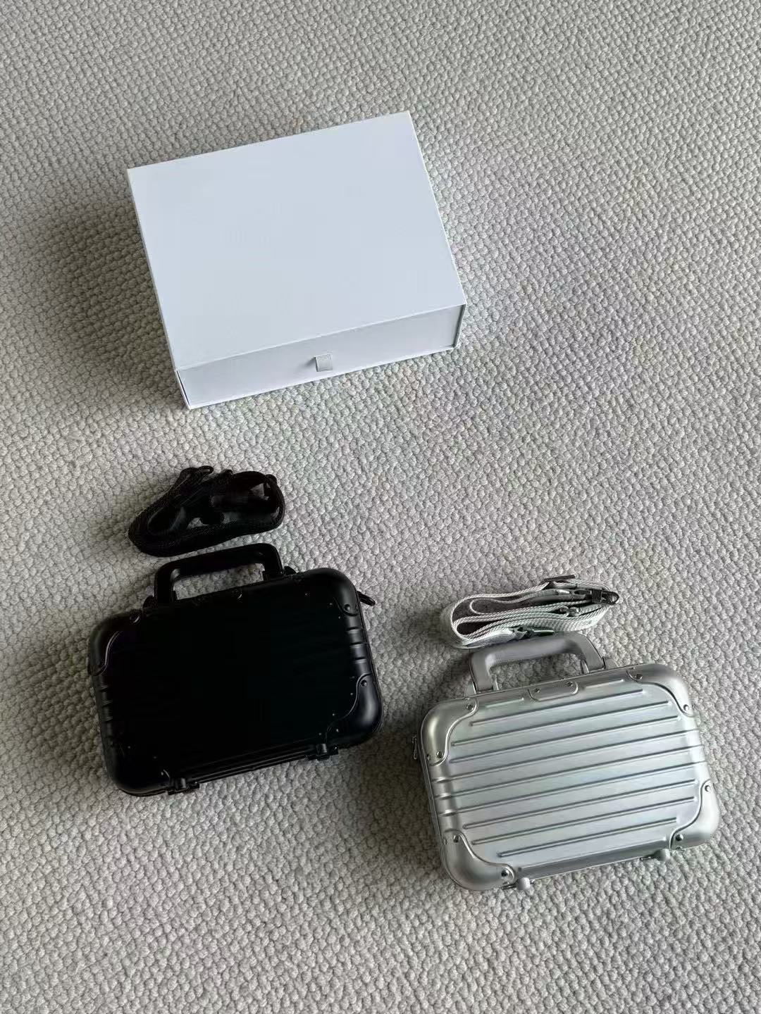 高定 ins手提小方包时尚旅行硬壳单肩斜挎包