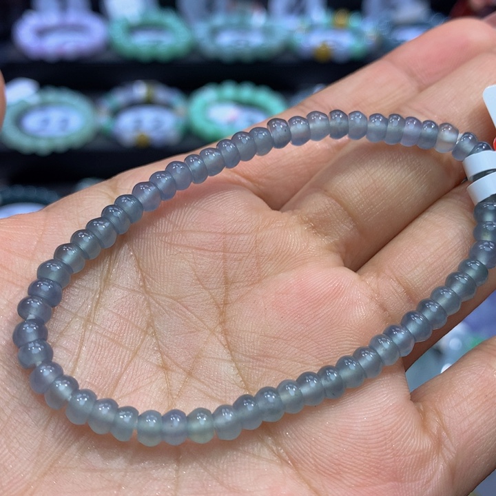 翡翠手链未镶嵌翡翠4+