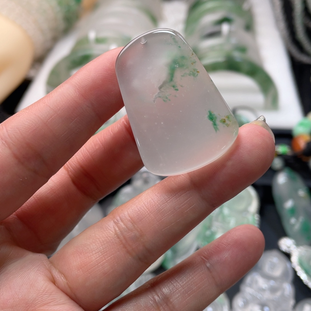 吊坠(不含链)未镶嵌石英质玉