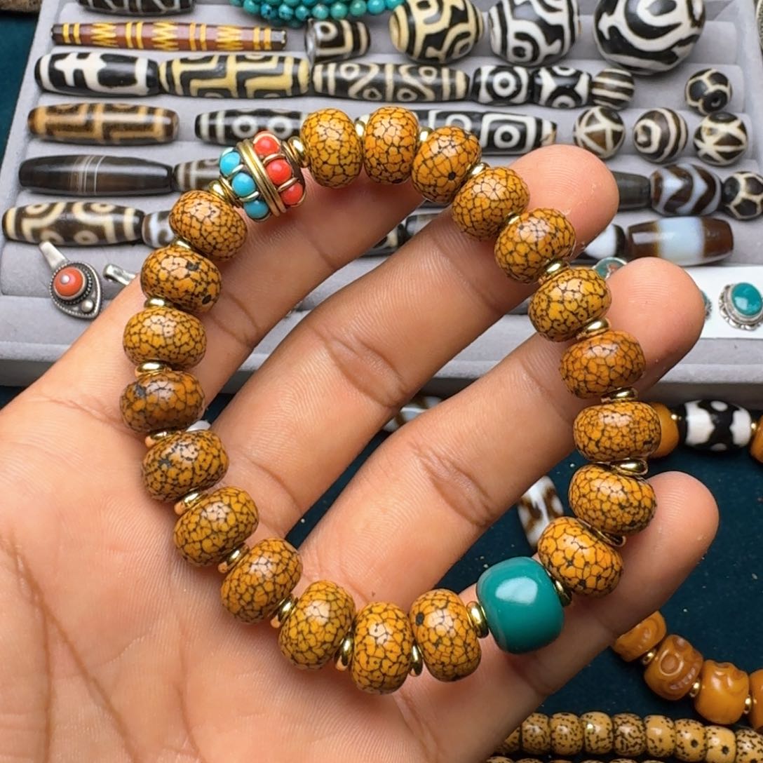 柏香籽/百香籽吊坠星月