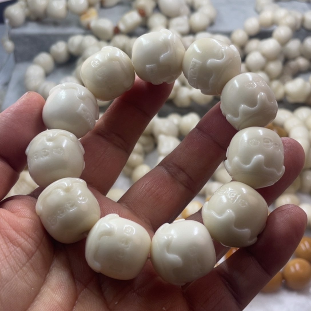 吊坠菩提根/象牙果微瑕象牙果蜜罐手串卡22