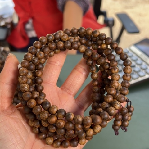 沉香手串装勺子18克卡0.7多样性发1条