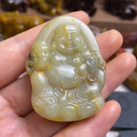 蛇纹石玉未镶嵌颈饰33