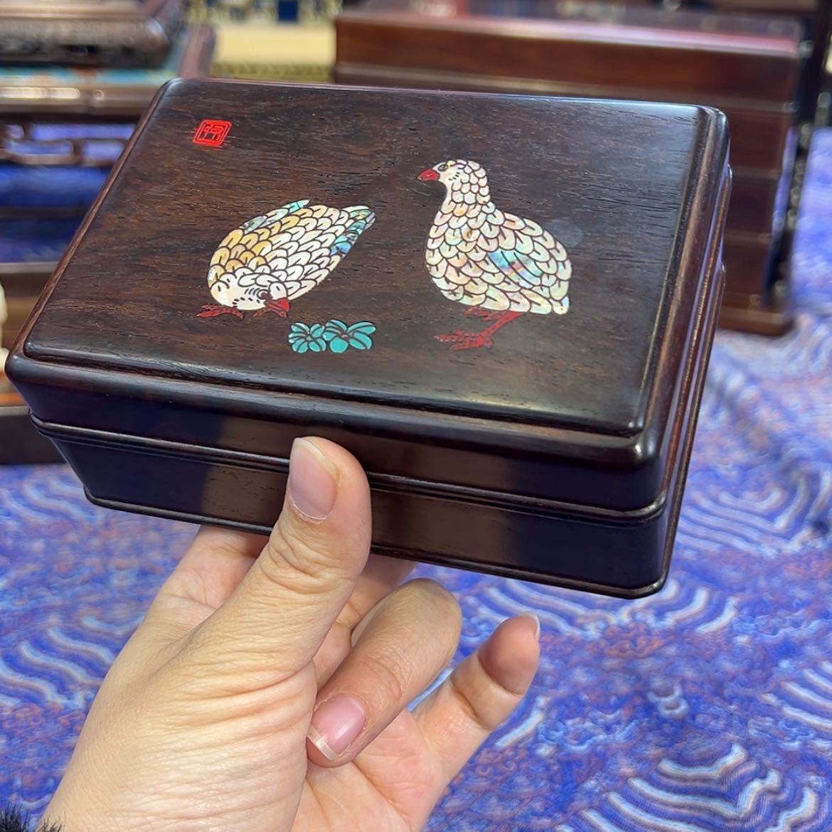 【闪购商品】红酸枝木类成套家具盒子