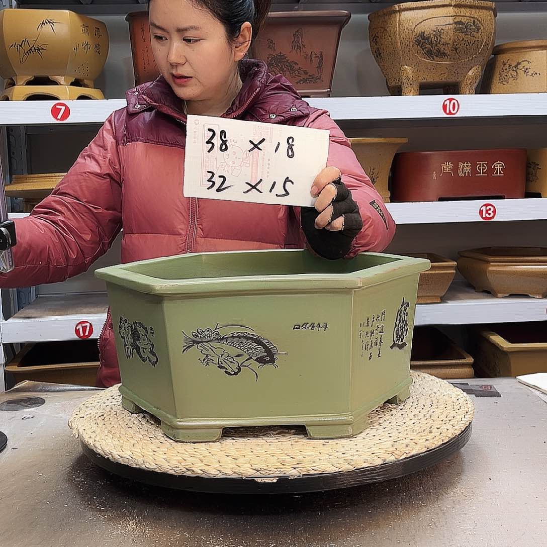 紫砂花盆紫砂花盆