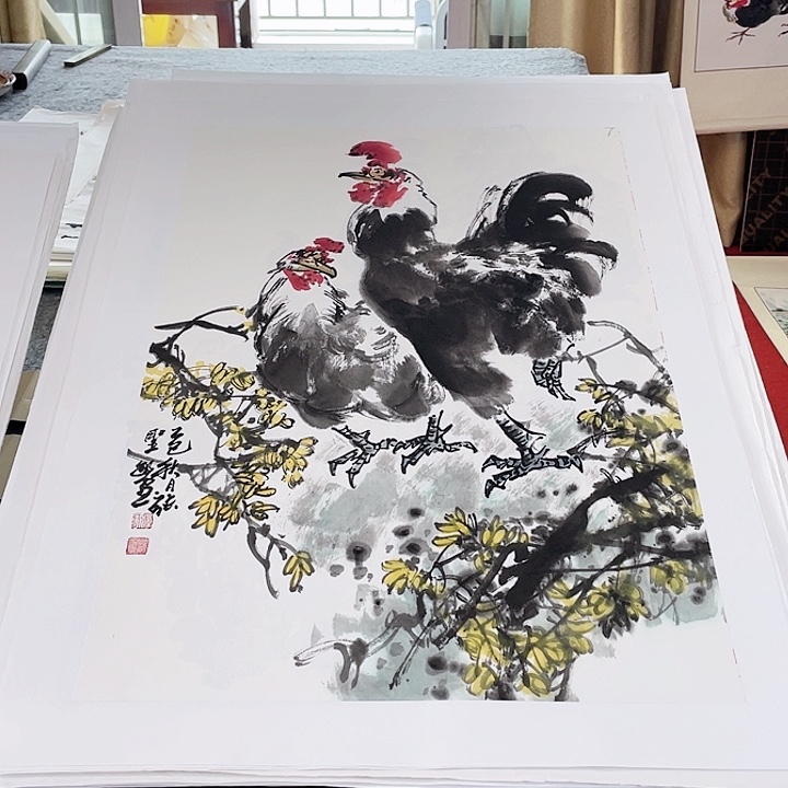 国画张圣敏先生纯手绘作品