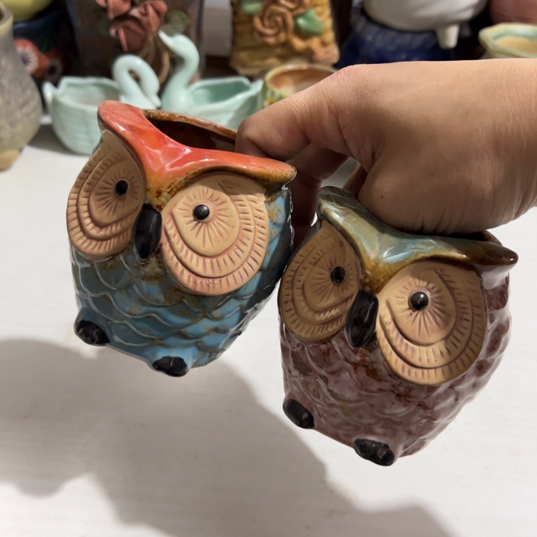 陶瓷多肉小花盆@@1618