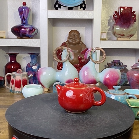 摆件禹州神后钧瓷原产地~