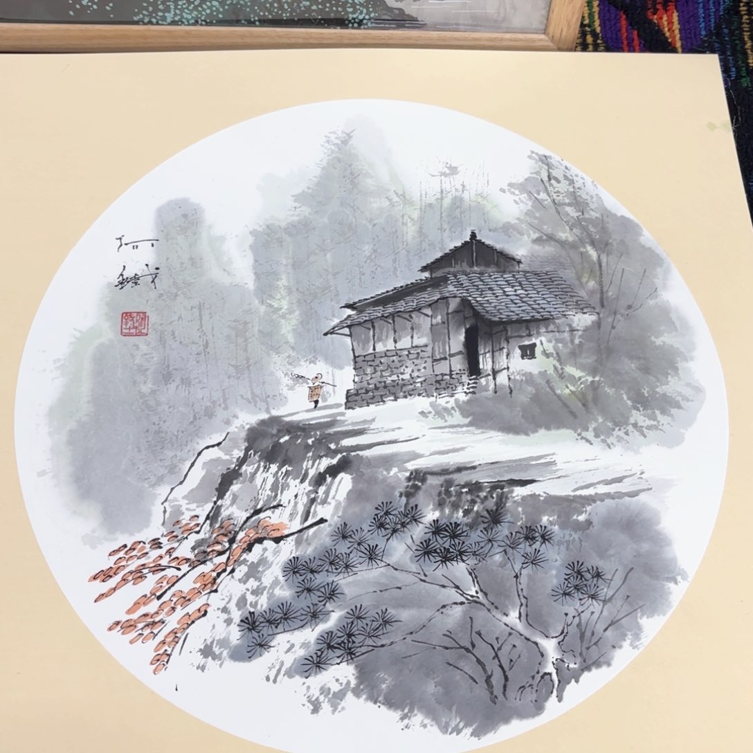 国画50斗方赵铁手绘赵