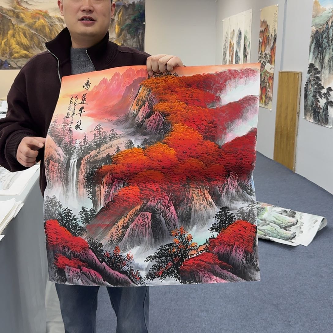 国画纯手绘字画作品